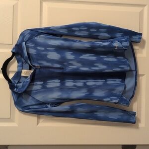 Under Armour Blue Medium Cold Gear Half Zip Pullover